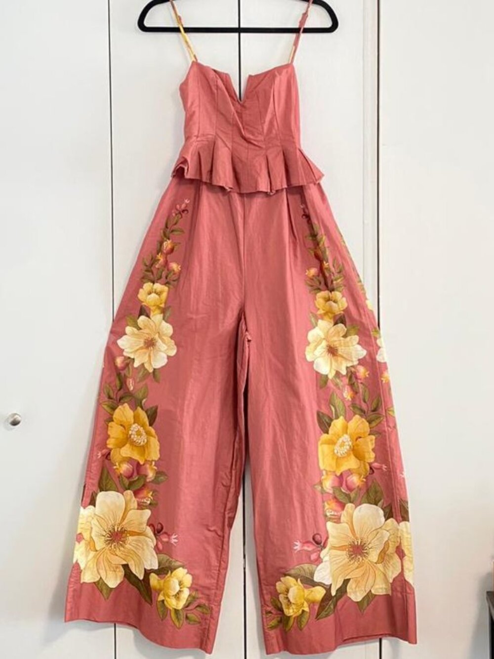 FARM Rio - Floral Wide-Leg Jumpsuit (Never Worn)